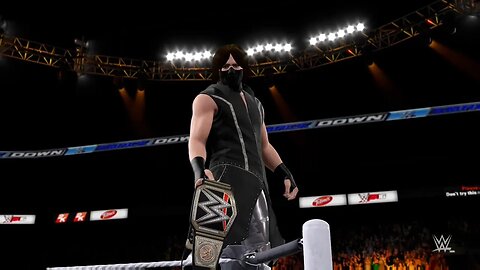 Nathaniel WWE Champion Alt Entrance - WWE 2K16 Game Clip
