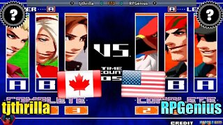 The King of Fighters 2003 (tjthrilla Vs. RPGenius) [Canada Vs. U.S.A.]