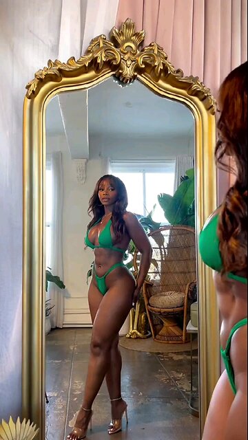 Ebony in green