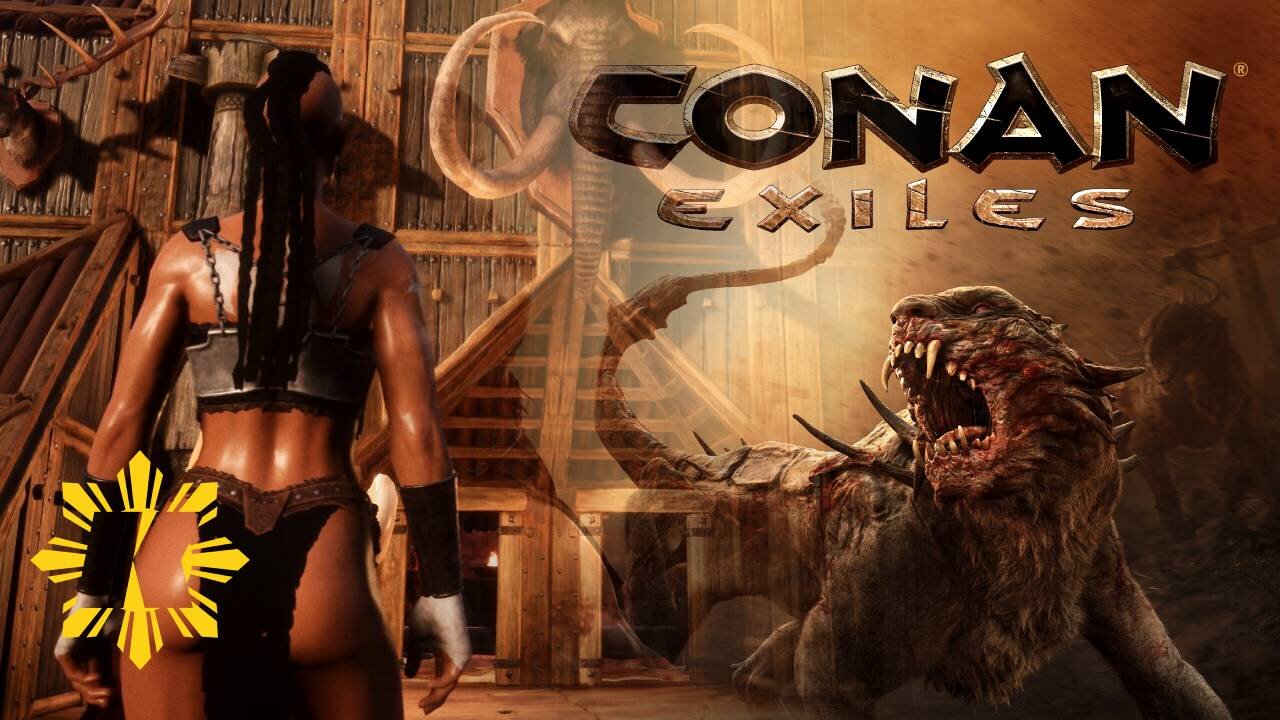 🔴 LIVE » CONAN EXILES » DEATH BY CROCODILE >_< [3/25/23]