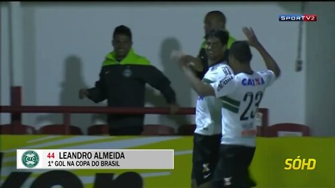 Gols Villa Nova MG 0 x 3 Coritiba PR Copa do Brasil 04 03 2015