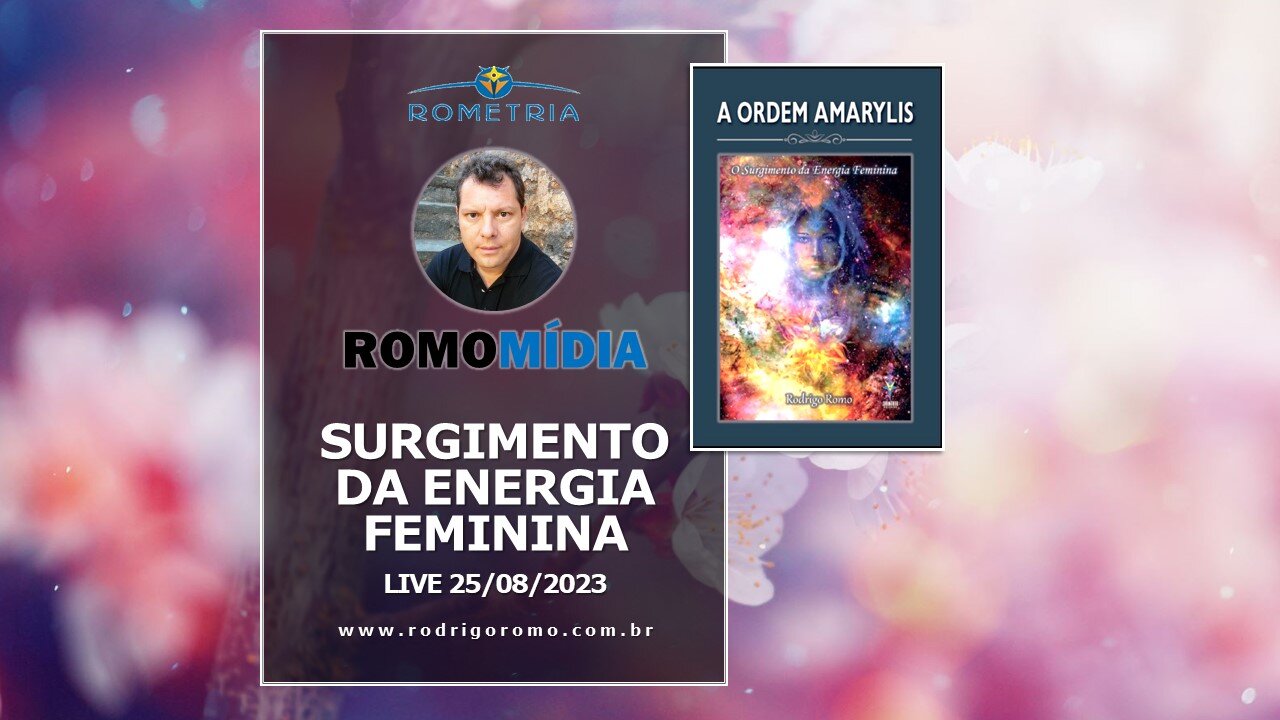 LIVE 25/08/2023 - SURGIMENTO DA ENERGIA FEMININA