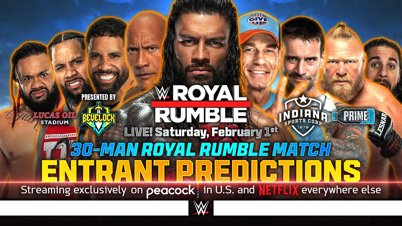 WWE Royal Rumble 2025 - Men's Entry Predictions