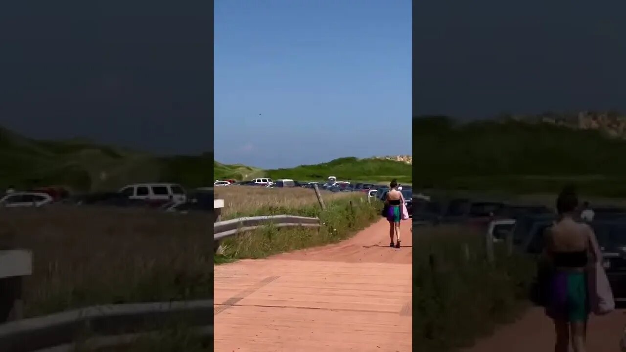 Walking to Blooming Point beach