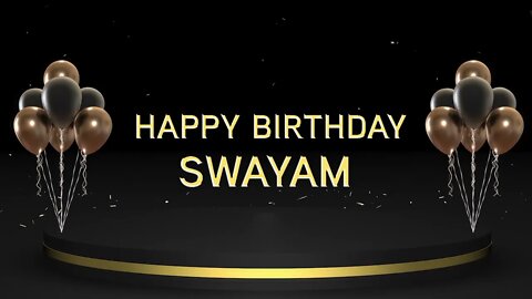Wish you a very Happy Birthday Swayam