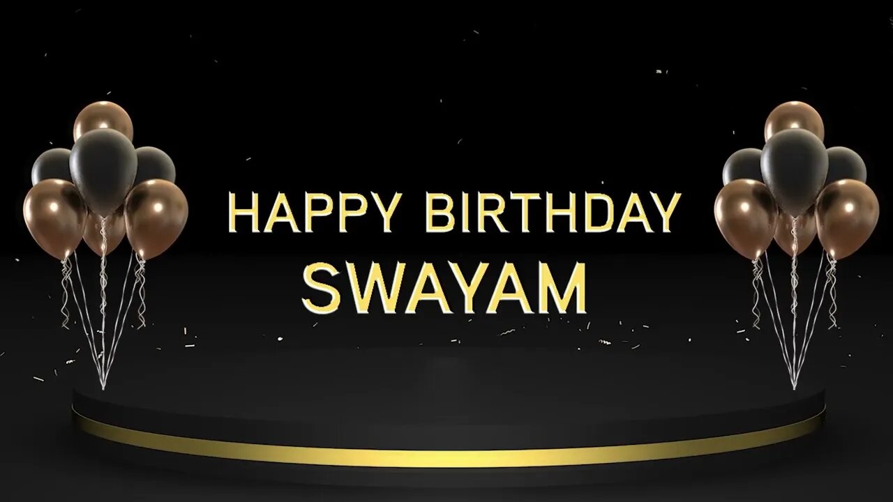 Wish you a very Happy Birthday Swayam