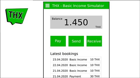 THX - Basic Income Simulator (Crowdfunding)