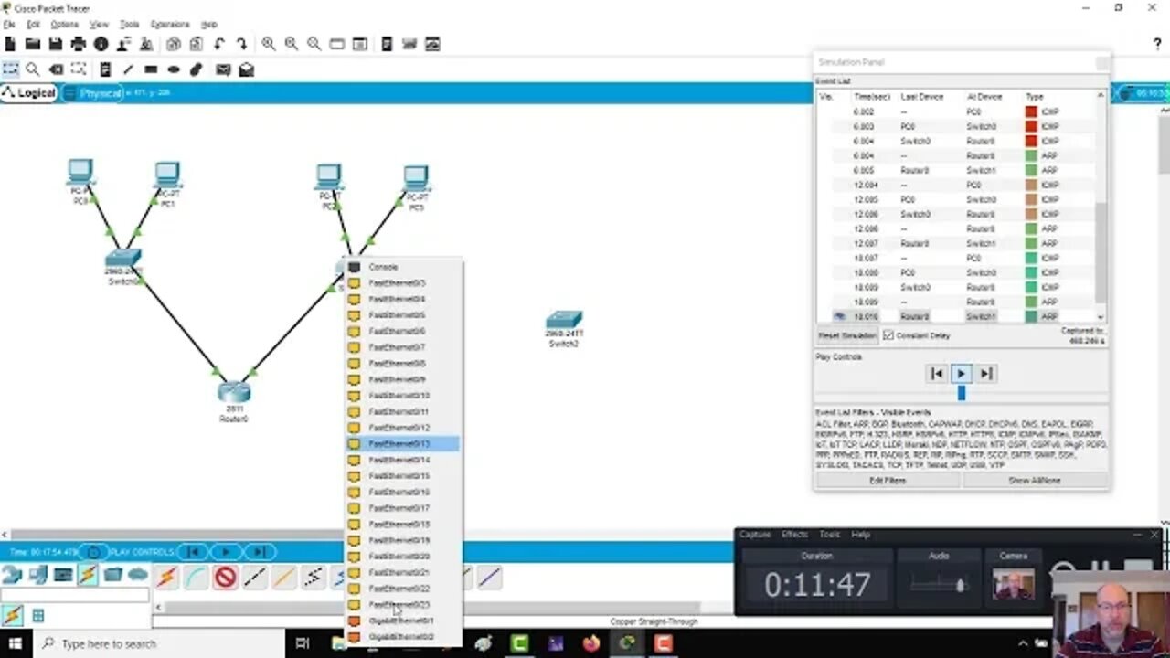 Packet Tracer - Small Routed Topology