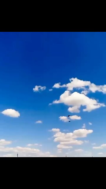 A new video of the Russian UAV S-70 "Hunter" in the air