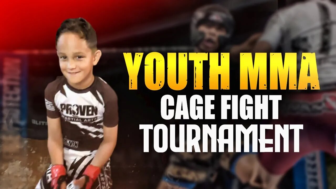 Youth MMA Tournament - Noah and Teammate Alex, Go Inside the CAGE to Fight in this Tournament