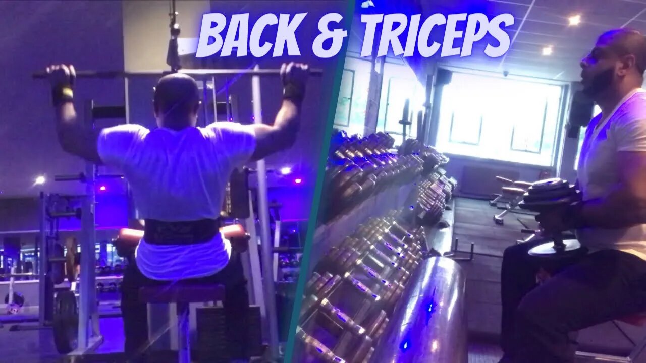 Back & Triceps session