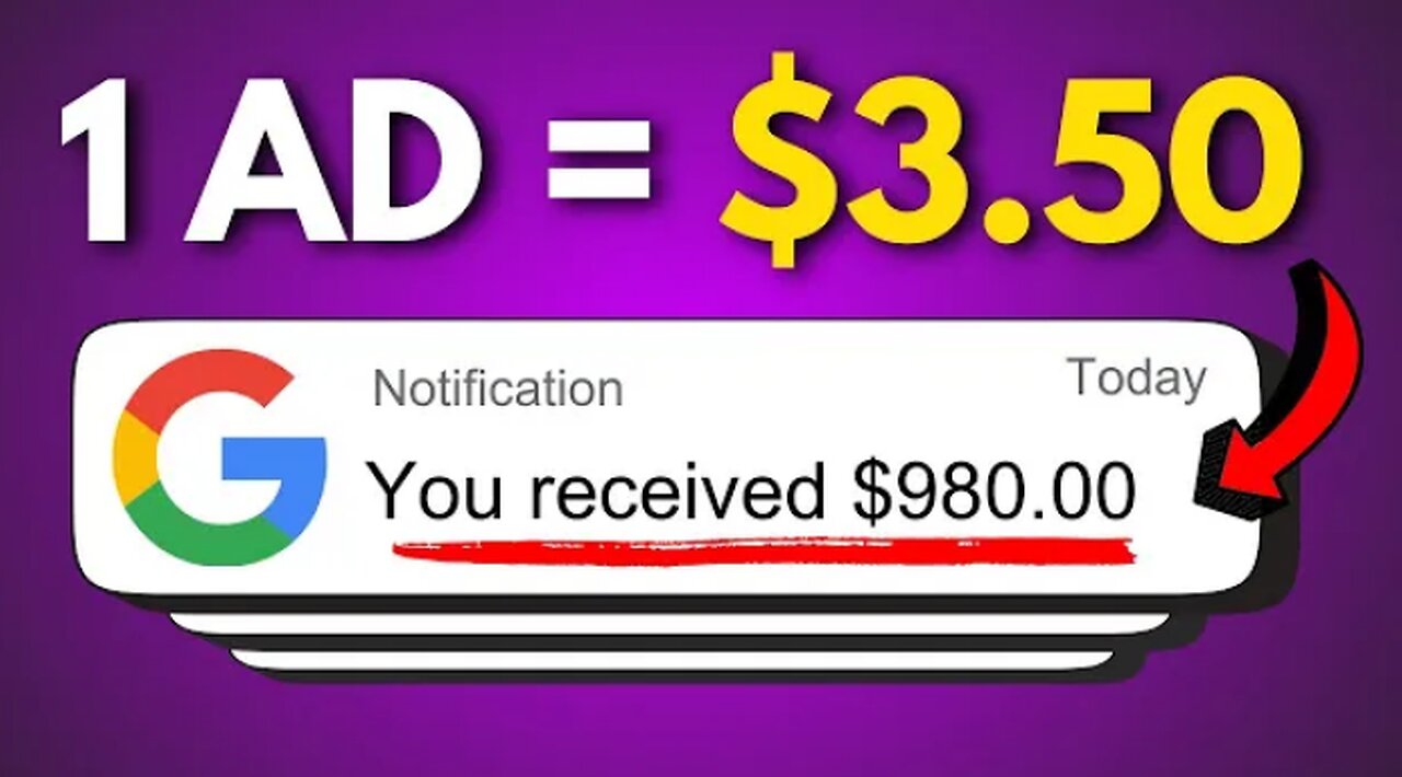 Get paid $980+ 😳 watching google Ads - make money easily online