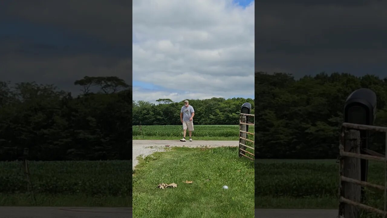 Discus Throw practice for Senior Olympics, Crazy 🤪 old man