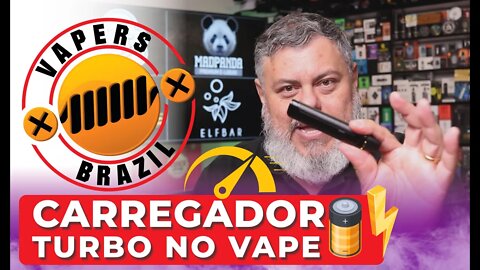 Meu Vape parou de Carregar. Posso usar Carregador Turbo ?