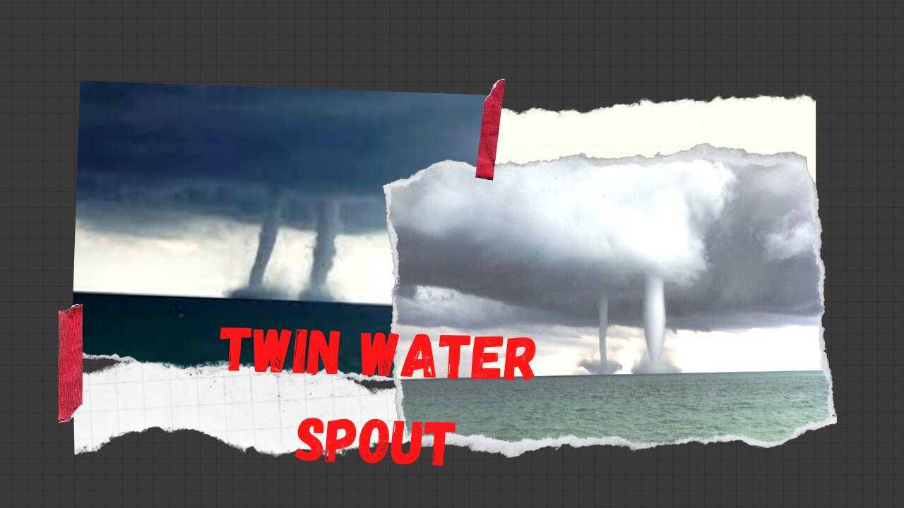 Twin Water Spout Spotted!!!