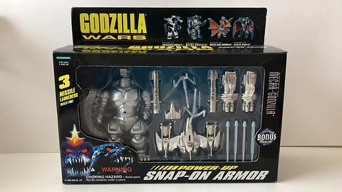 Power Up Mechagodzilla Action Figure Review - Trendmasters