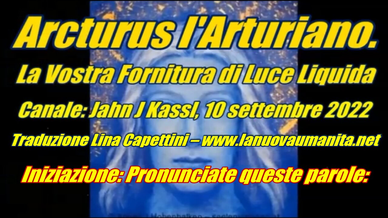 Arcturus l'Arturiano. La Vostra Fornitura di Luce Liquida.