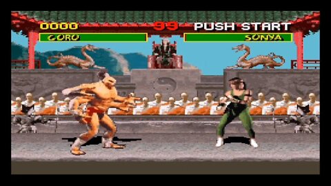 Mortal Kombat Champion Edition Play as Goro (Snes) On Raspberry Pi 3