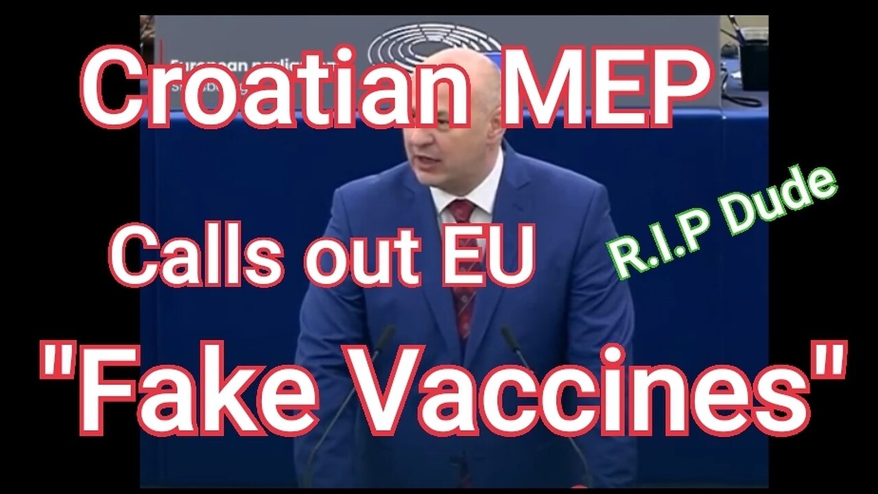 Croatian MEP Mislav Kolakušić - "Fake Vaccines"