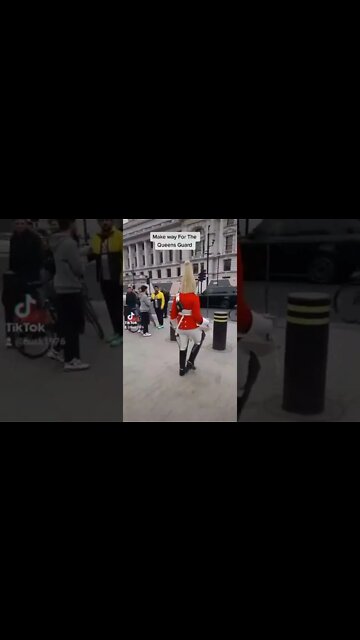 8 Million Views on Tiktok make way for the Queens guard #horseguardsparade