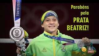 🥈Parabéns pela medalha de prata Beatriz Ferreira!