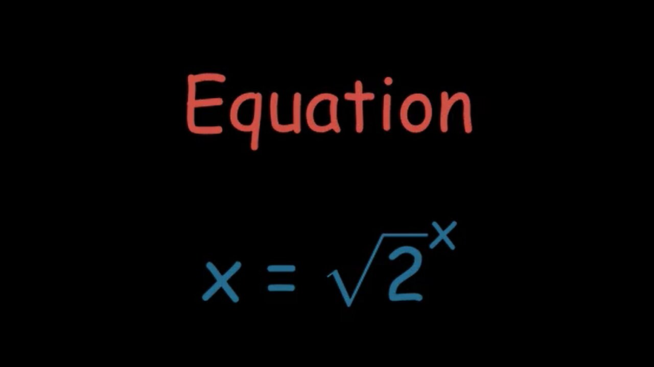 An equation