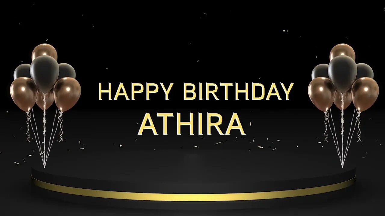 Wish you a very Happy Birthday Athira