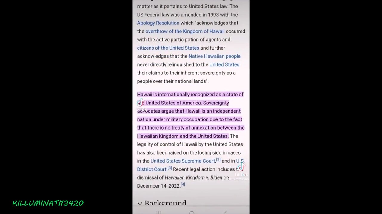 Hawaii Is Not A State