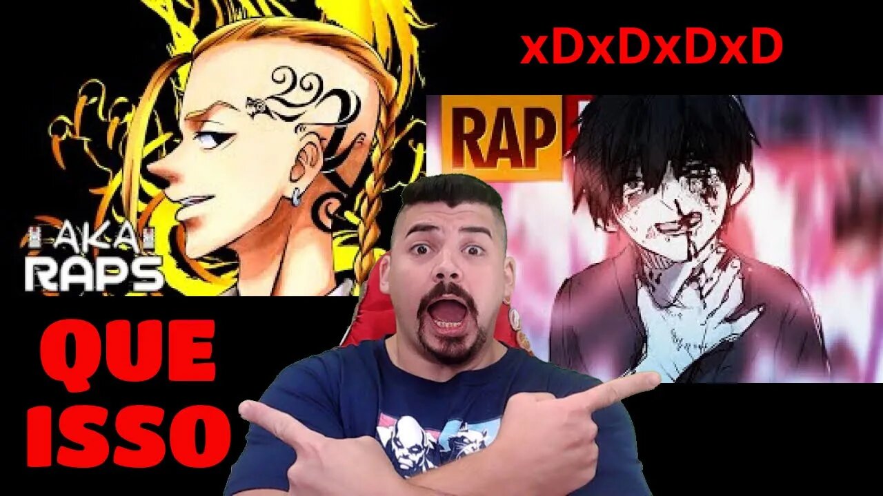 REACT 2 EM 1 - Rap do Draken E Rap Sad - Akanoji Raps E Kashi Diniz - MELHOR DO MUNDO