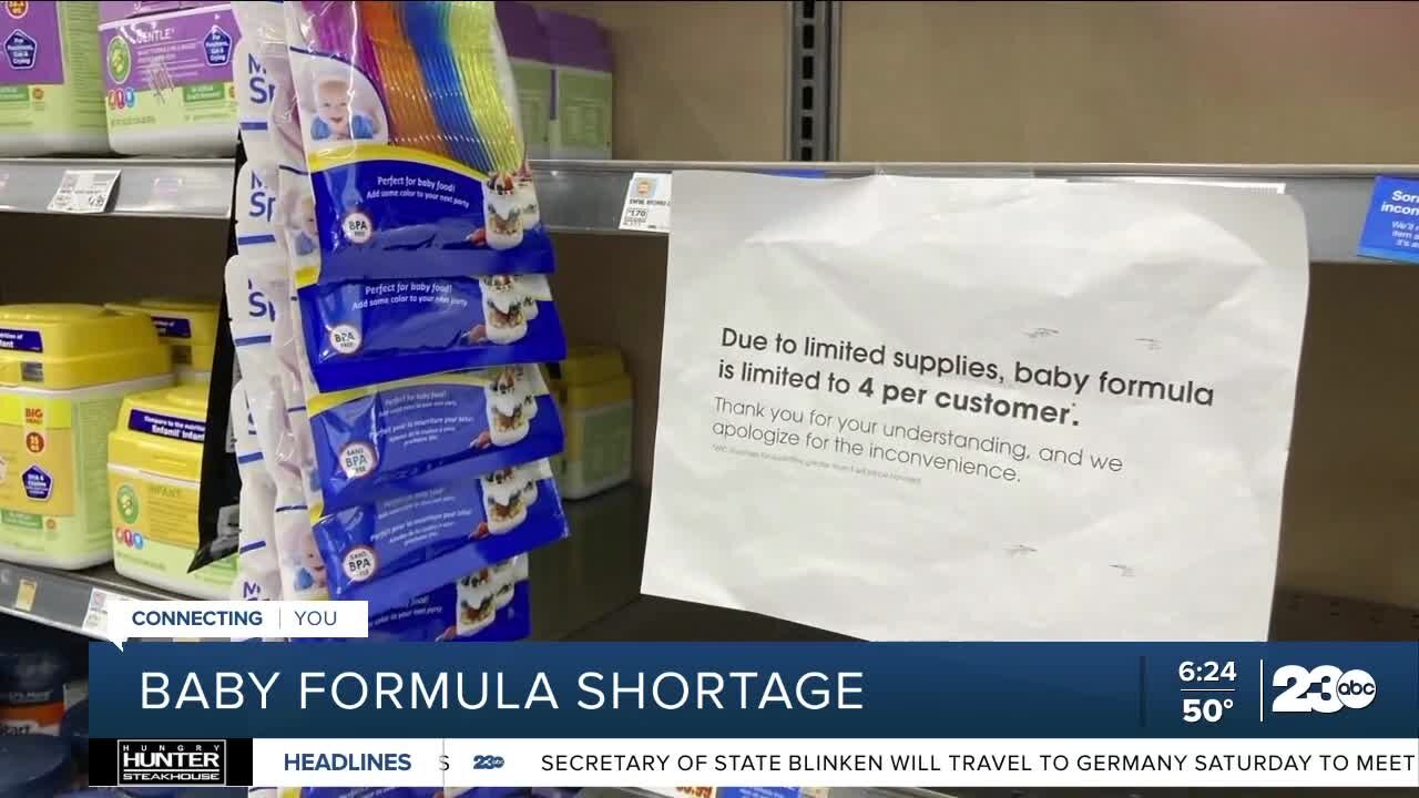 President Joe Biden working to shore up baby formula shortage