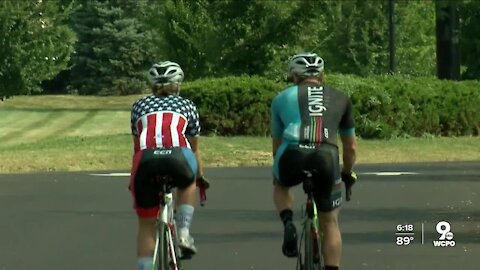 Father-daughter bike rides are a competition for Lexi Stierwalt