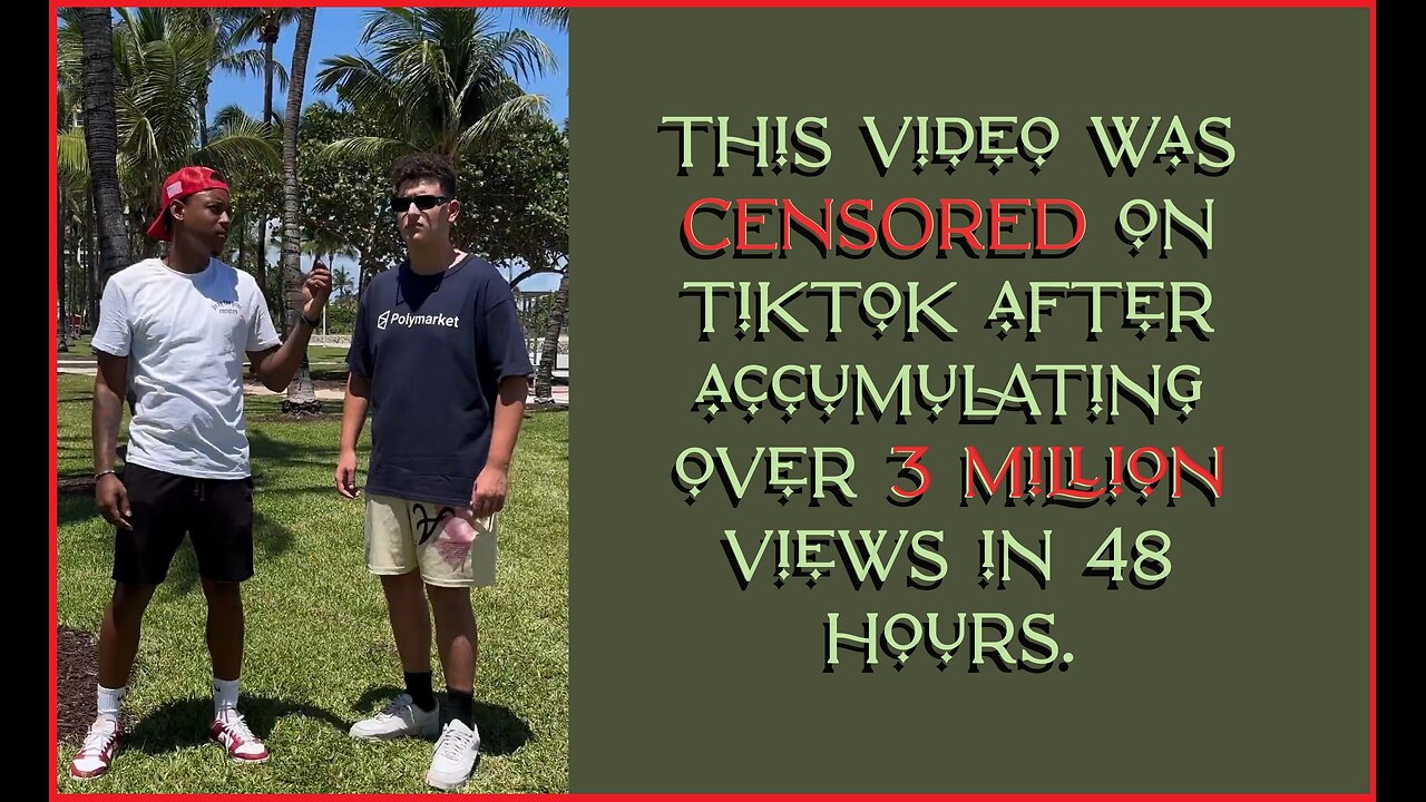 CENSORED on TikTok after accumulating over 3 million views in 48 hours.