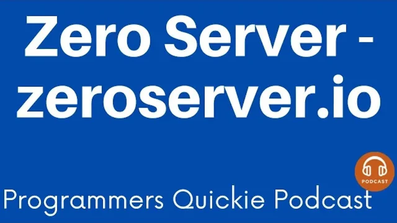 Zero Server - zeroserver.io
