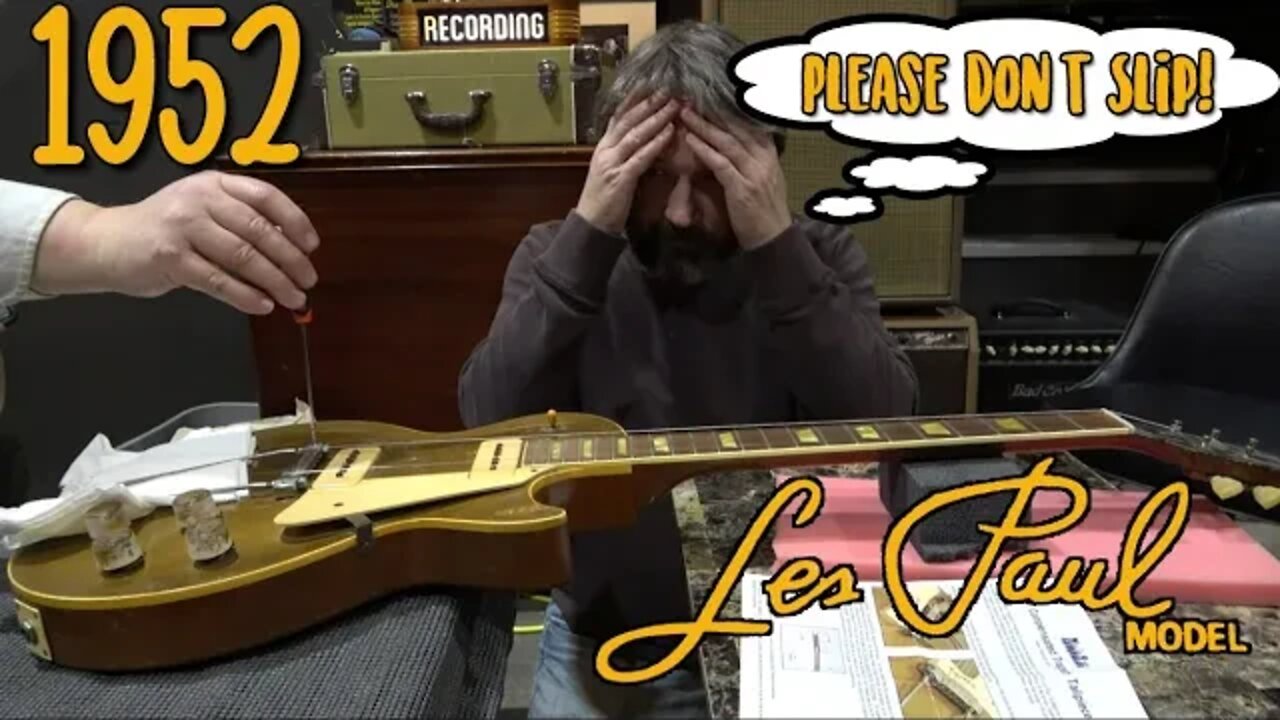 WTF!?! He's MODIFYING an ORIGINAL 1952 GIBSON LES PAUL???