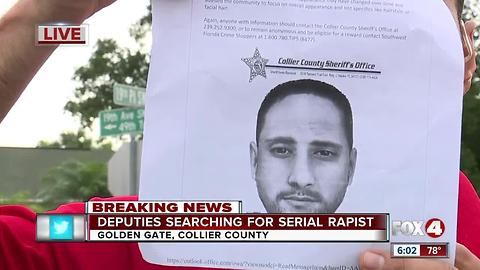 Collier deputies seeking rape suspect