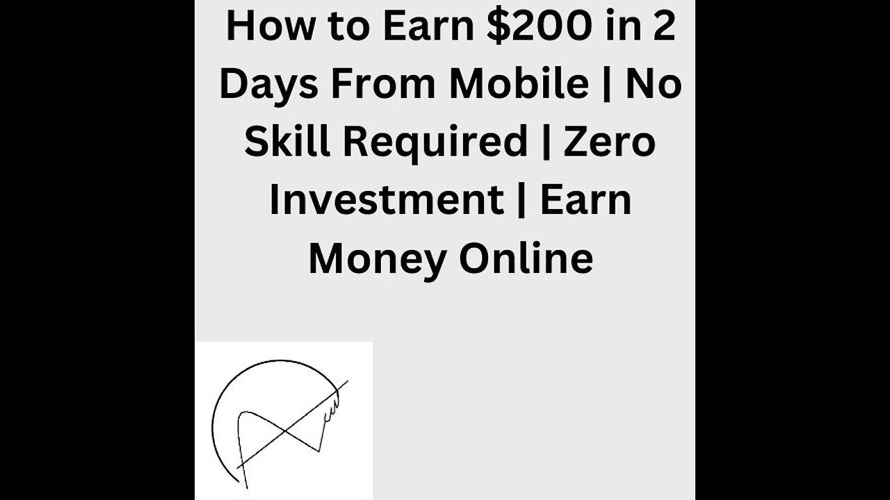 Earn $200 in 2 Days without investment