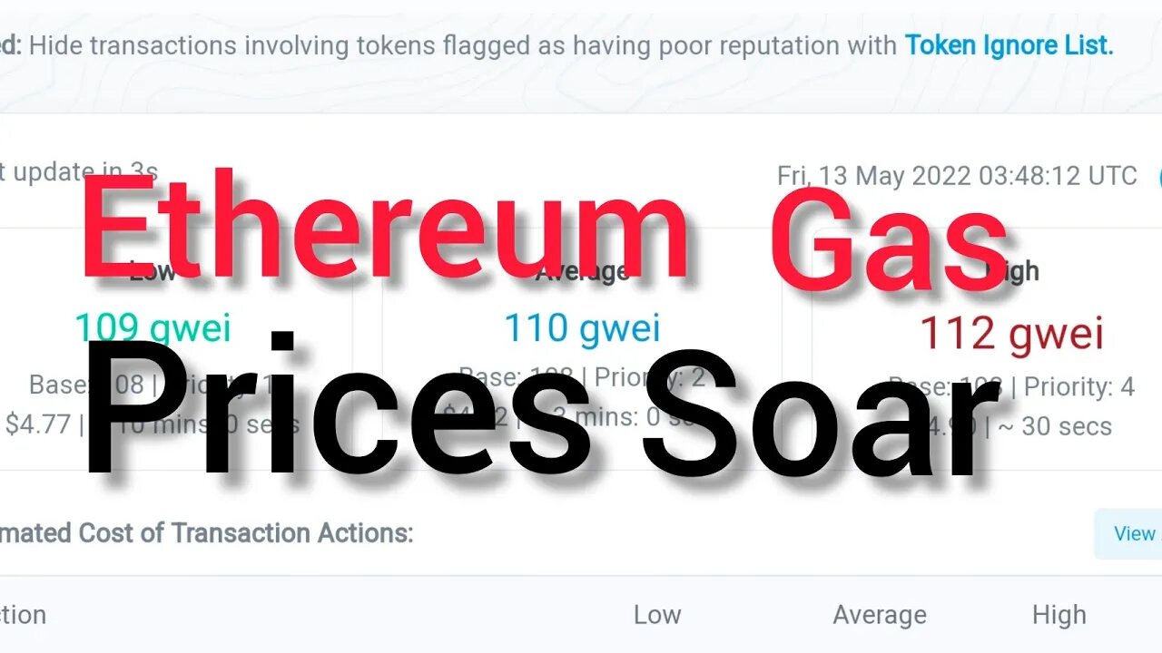 Ethereum Gas Prices Soar, Traders Head For Stablecoin Exits #cryptomash #cryptonews #viralvideo2022