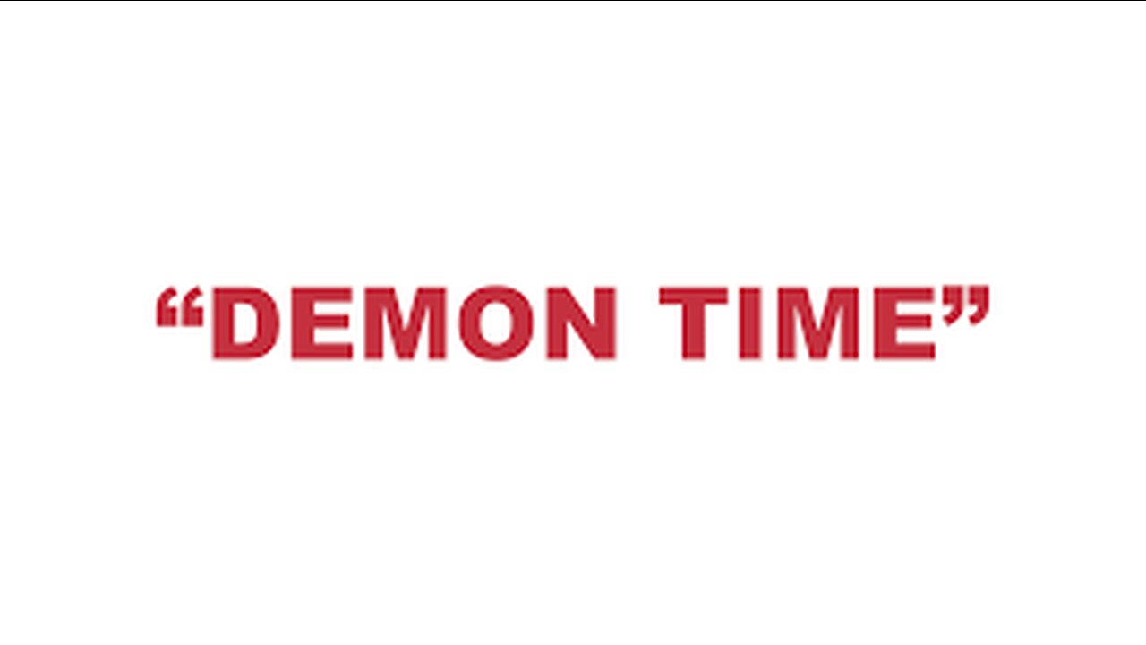 Around The Passover There's A Higher Level Of Demon Time!!! ( Dealing With A Necessary Evil )