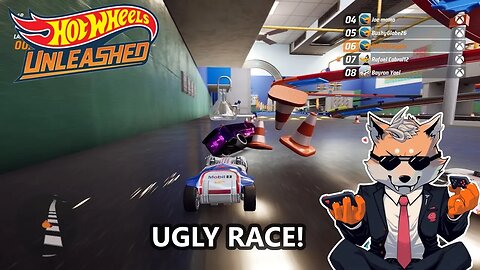 UGLY RACE! HOT WHEELS UNLEASHED PC Game Pass Let's Play Gameplay - Multiplayer Race