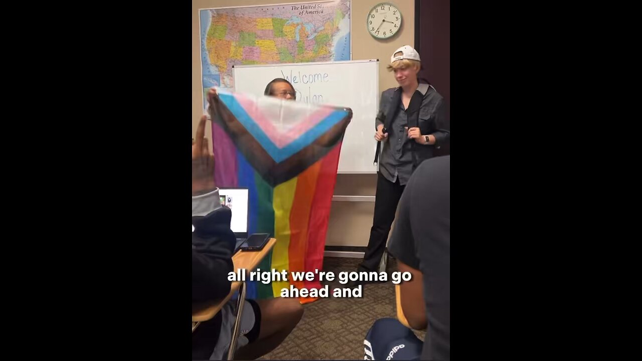 No more American flag