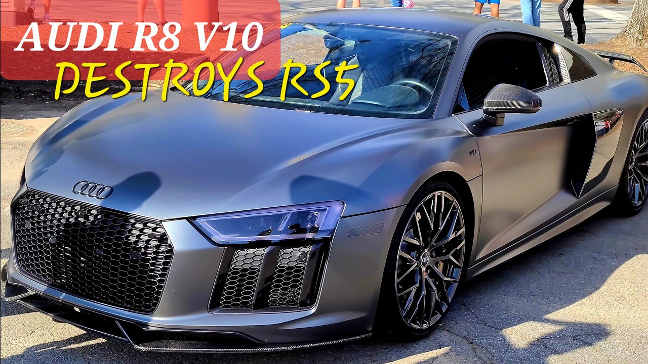 Audi R8 vs RS5 and review