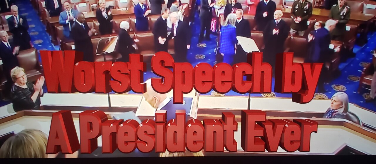 Worst Speech by A President Ever