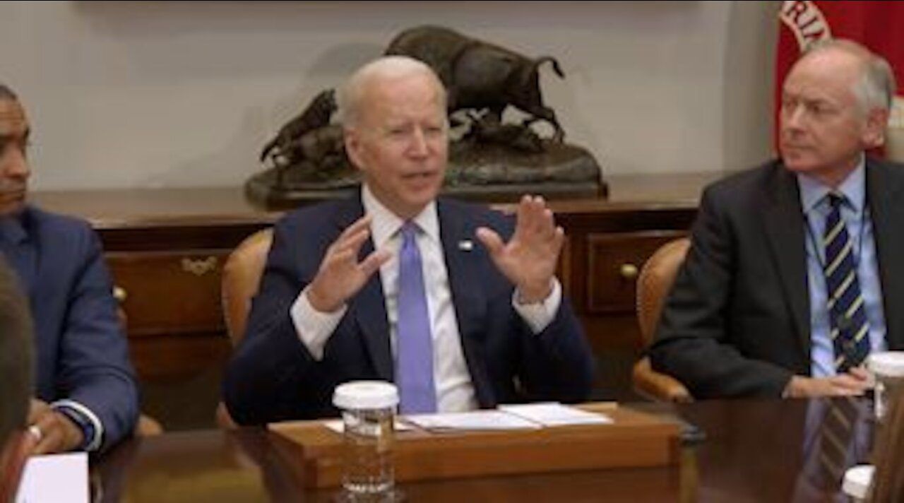 Biden gives COVID-19 update saying vaccinated will not die