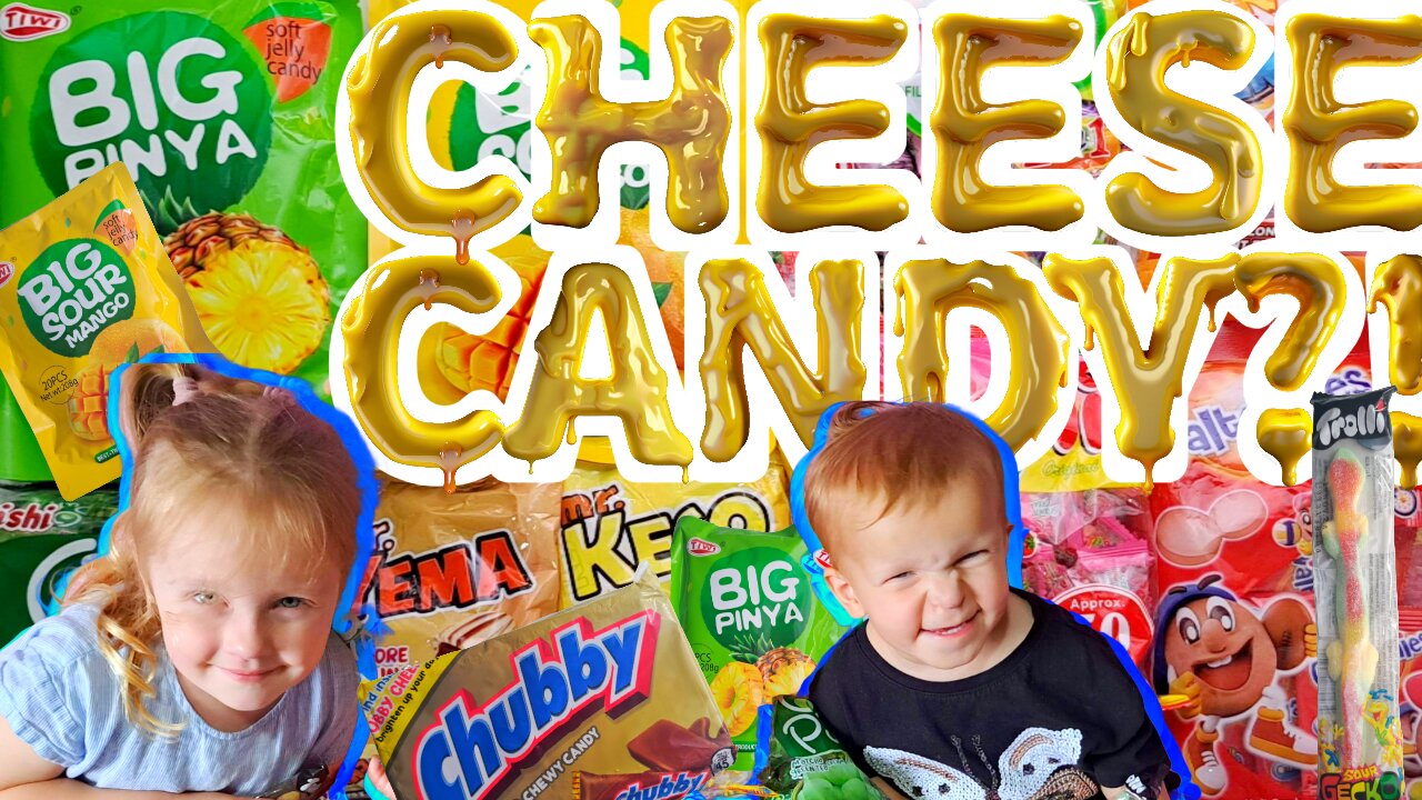 Americans Try Cheese-Flavored Candy and More! American Family Tries Filipino Sweets