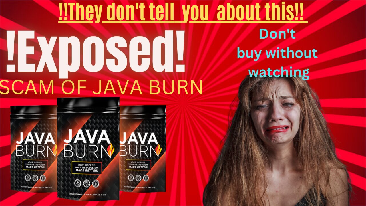 Reality of java burn !! SCAM ALERT !!