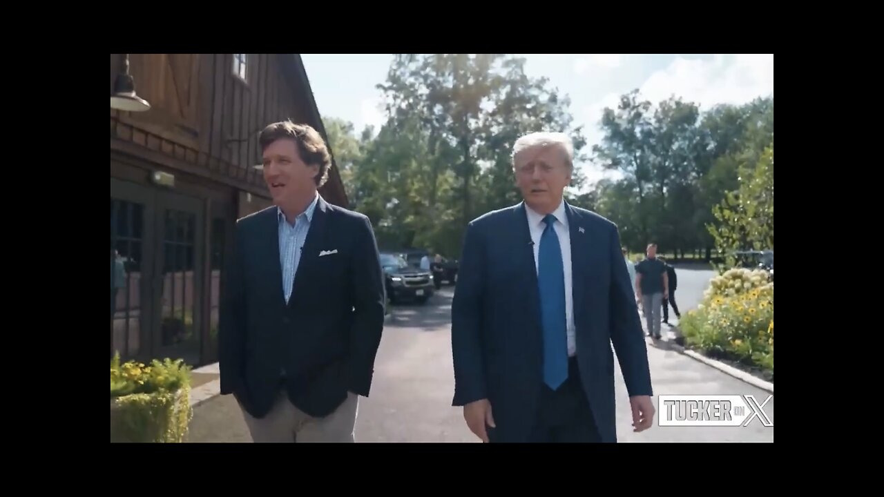 TRUMP❤️🇺🇸🥇JOINS TUCKER CARLSON🎙️FOR A CHAT ABOUT ALMOST EVERYTHING💙🇺🇸🗽⭐️