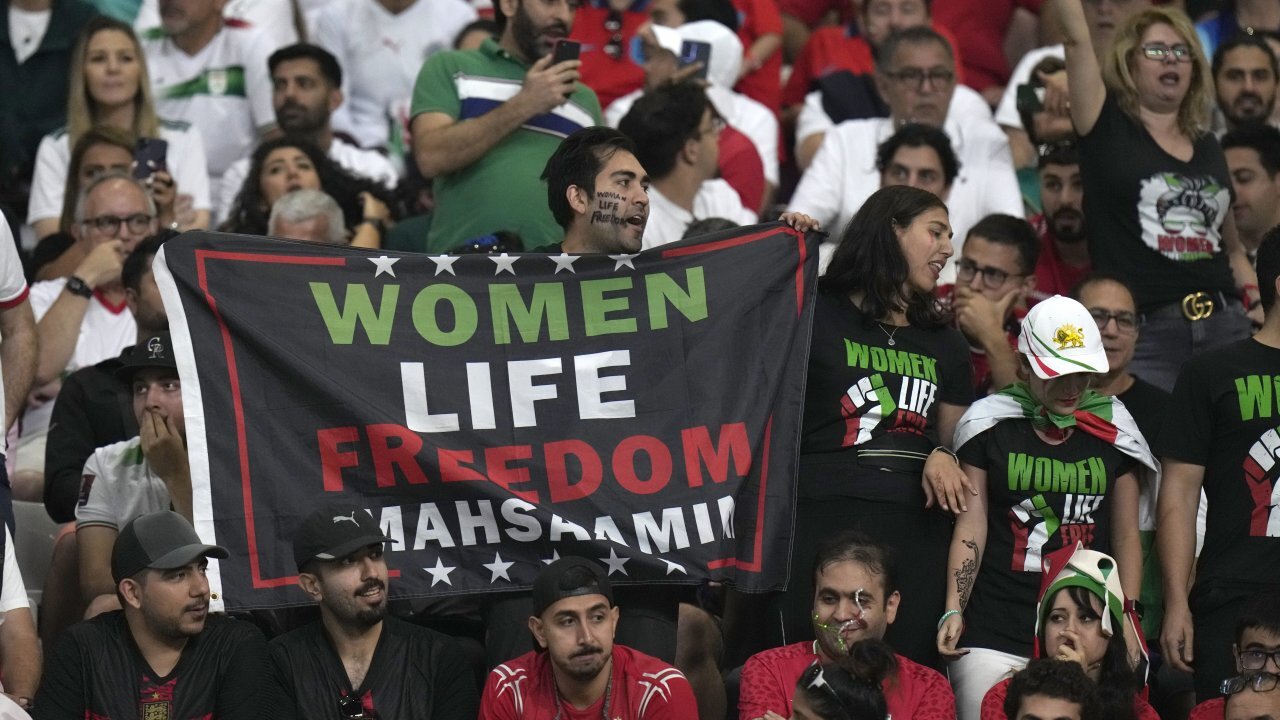 At The World Cup, Iran Protests Are In The Spotlight