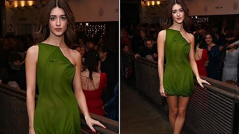 Daisy Edgar-Jones Stuns at Afterparty in Green Dress