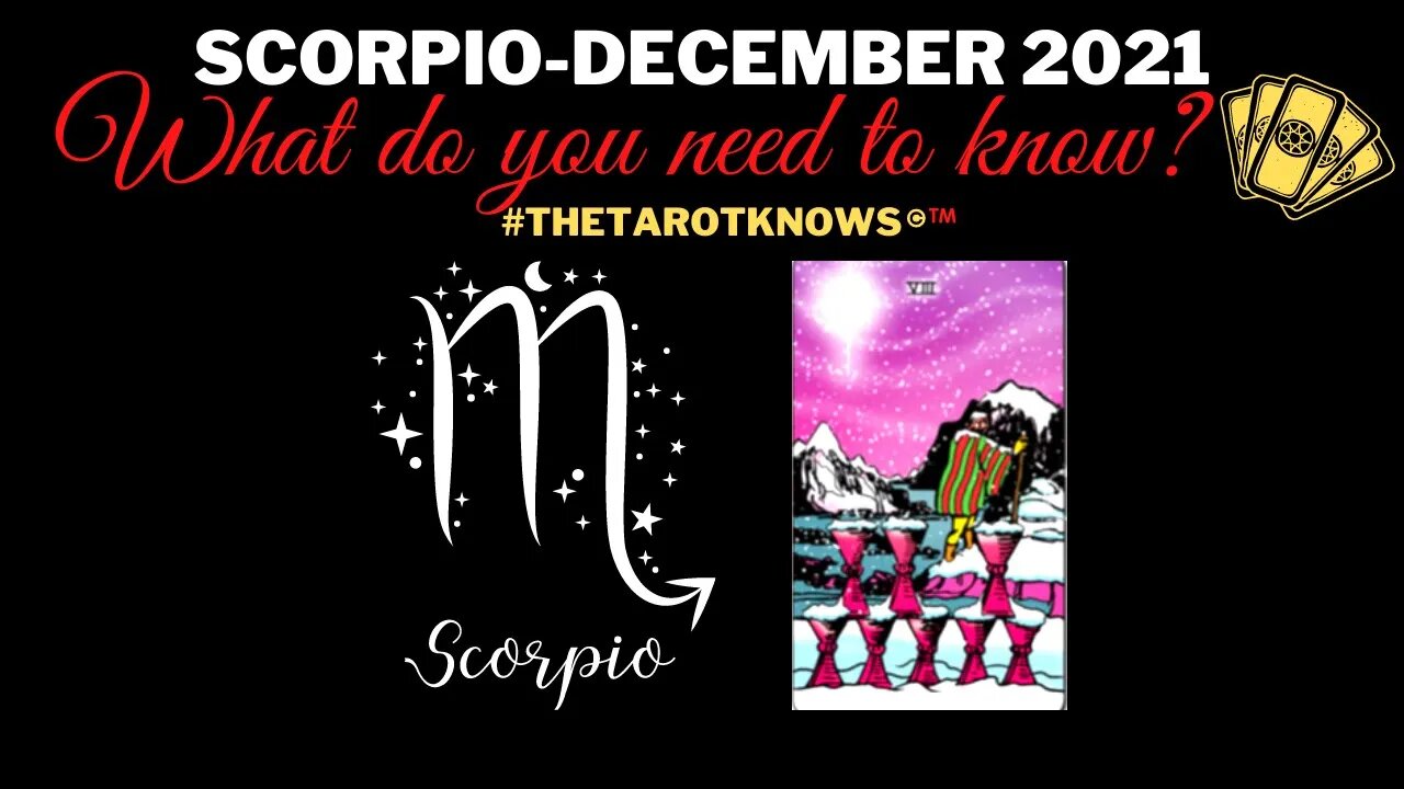 🔮SCORPIO: SECRETS COME TO LIGHT! NEW LOVE, TRAVELS AND DISCOVERY! #thetarotknows #scorpiodecember21