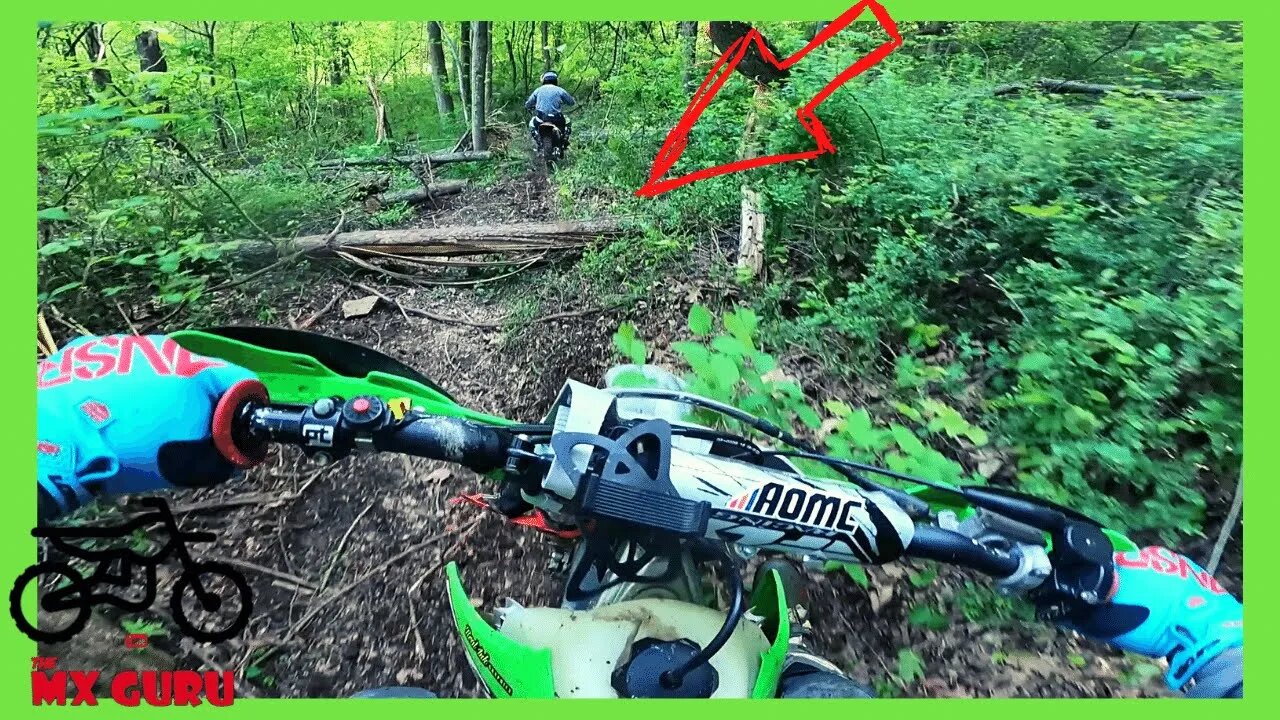 Spring Singletrack in Appalachia ( lost the front end )